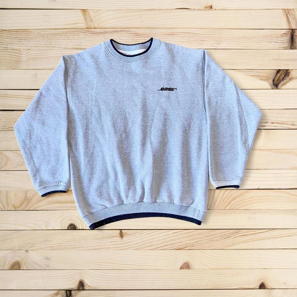90s Bose/Teacher Appreciation grey crewneck sweatshirt  Size XL